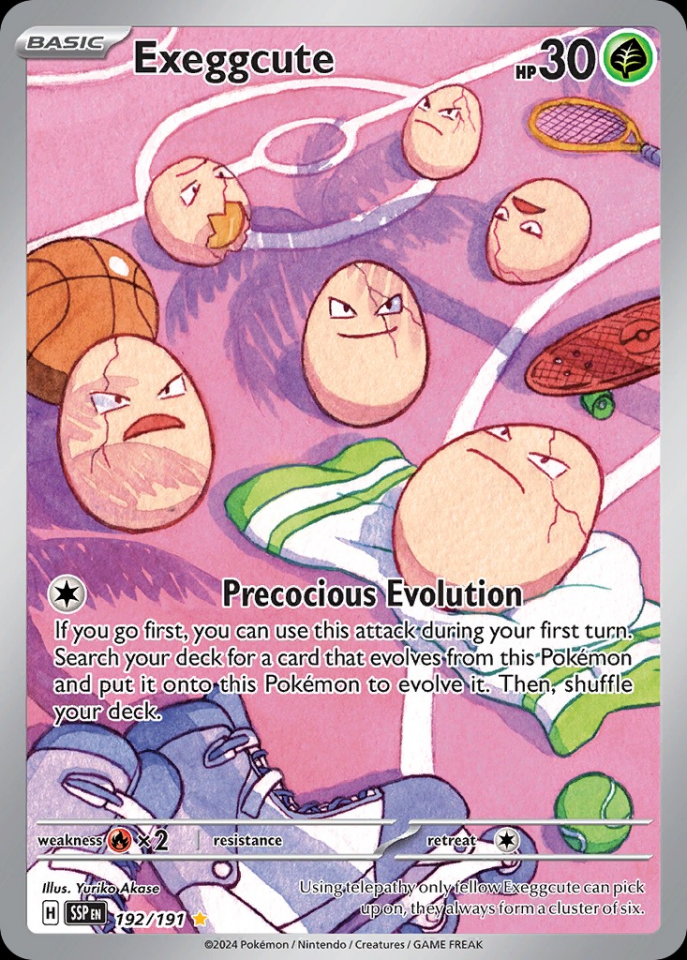 Exeggcute 192/191 - Surging Sparks