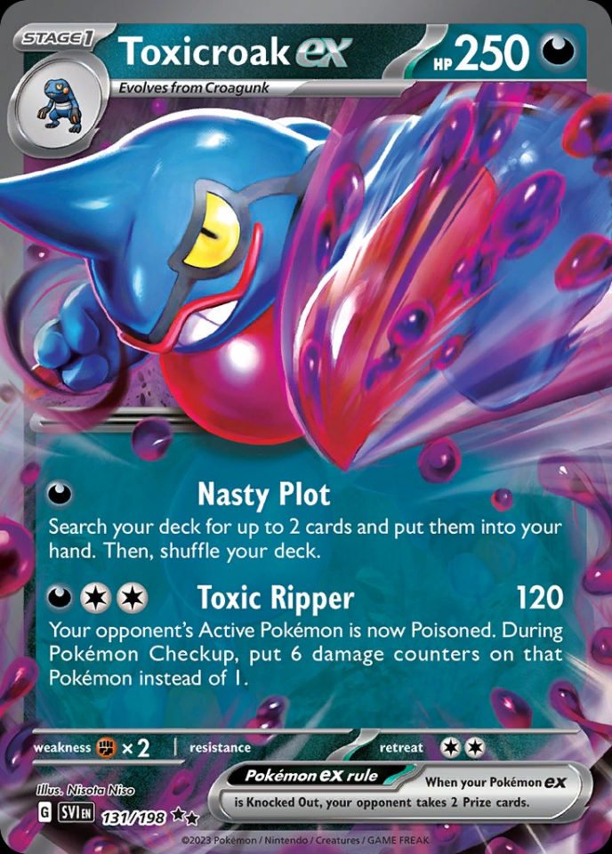 Toxicroak ex 131/198 - Scarlet&Violet Base Set