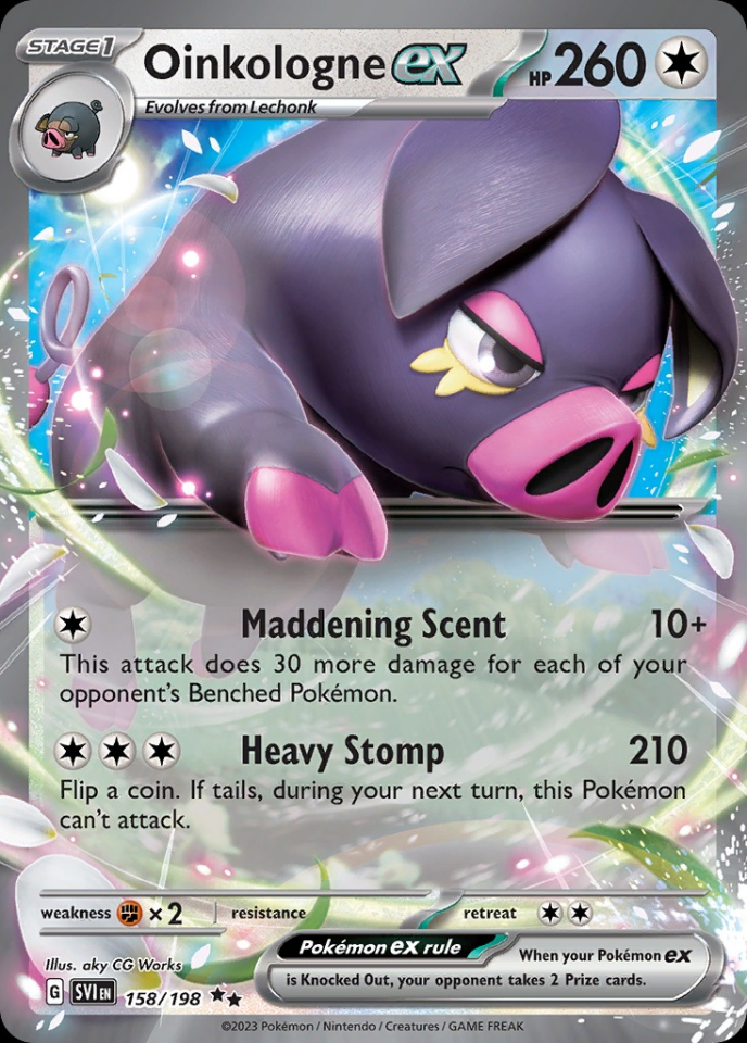 Oinkologne ex 158/198 - Scarlet&Violet Base Set
