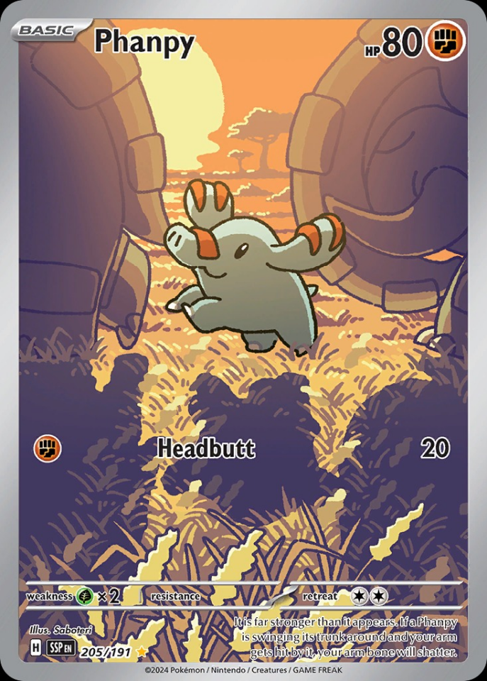 Phanpy 205/191 - Surging Sparks