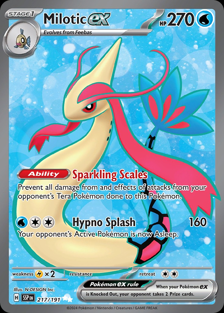 Milotic ex 217/191 - Surging Sparks