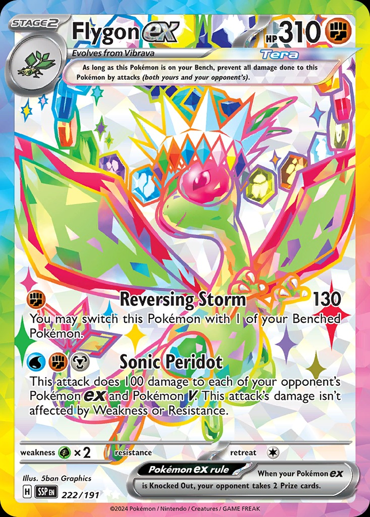 Flygon ex 222/191 - Surging Sparks