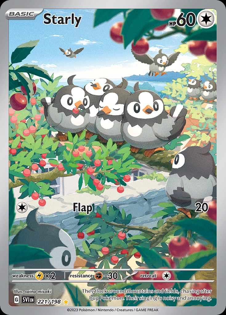 Starly 221/198 - Scarlet&Violet Base Set