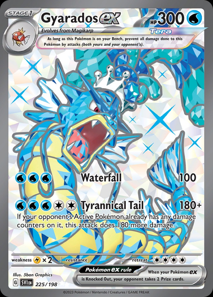 Gyarados ex 225/198 - Scarlet&Violet Base Set