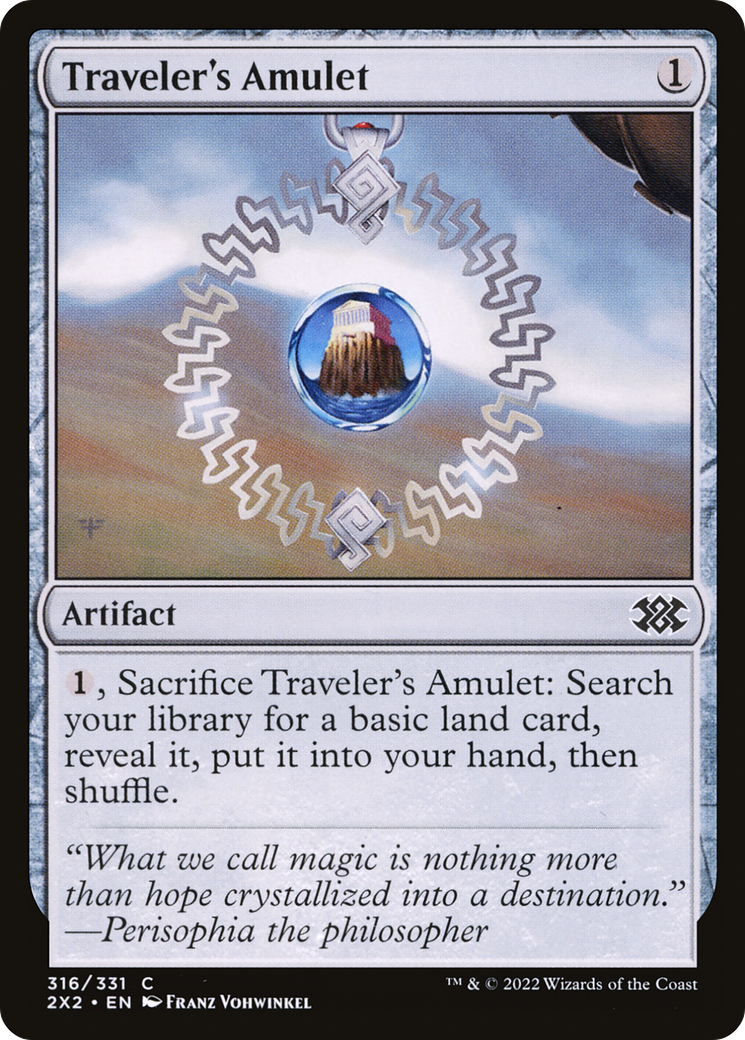 Traveler's Amulet ( Traditional Foil )