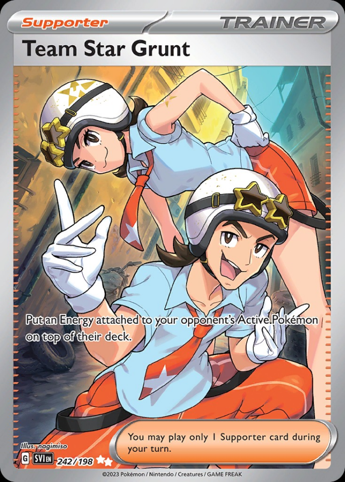 Team Star Grunt 242/198 - Scarlet&Violet Base Set