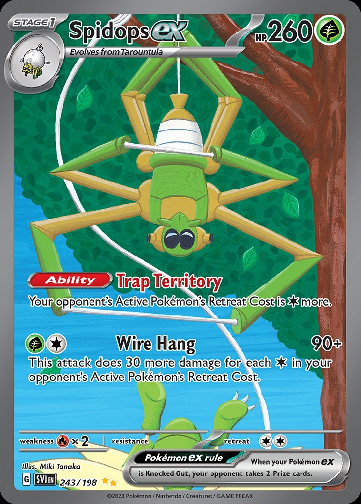 Spidops ex 243/198 - Scarlet&Violet Base Set