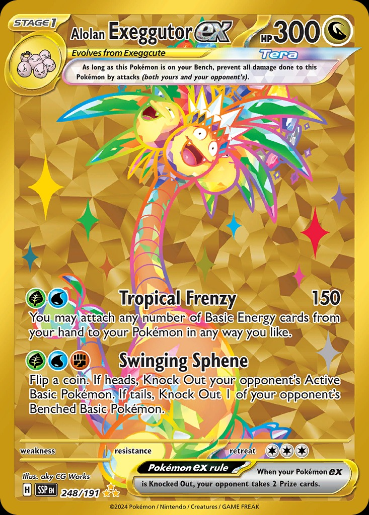 Alolan Exeggutor ex 248/191 - Surging Sparks