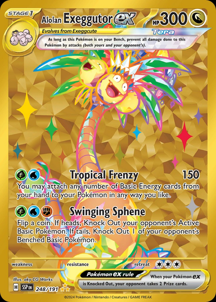 Alolan Exeggutor ex 248/191 - Surging Sparks