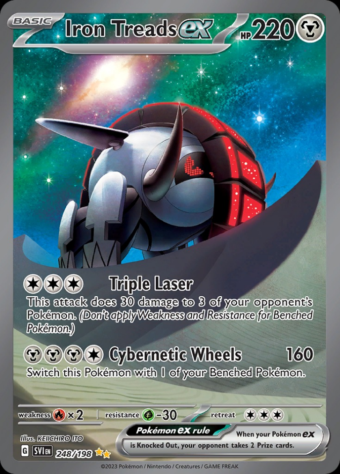 Iron Treads ex 248/198 - Scarlet&Violet Base Set
