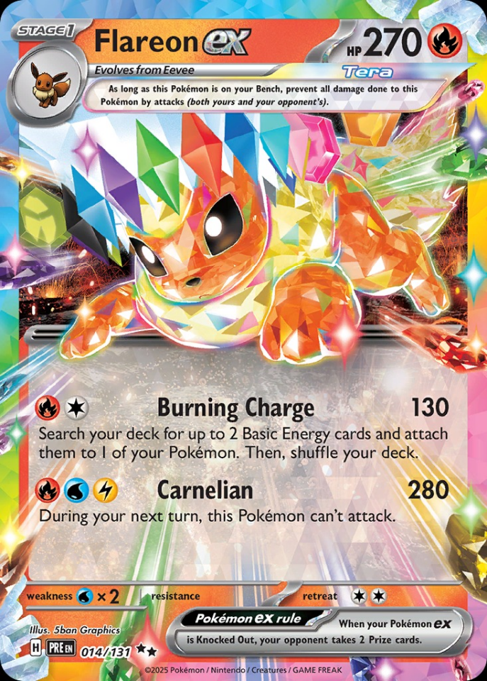 Flareon ex 014/143 - Prismatic Evolutions