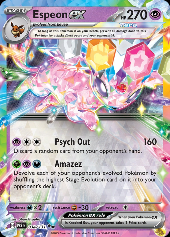 Espeon ex 034/143 - Prismatic Evolutions