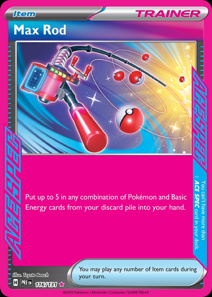 Max Rod 116/143 - Prismatic Evolutions