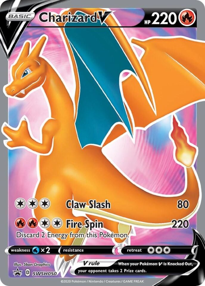 Charizard V 050 - Sword&Shield Promos