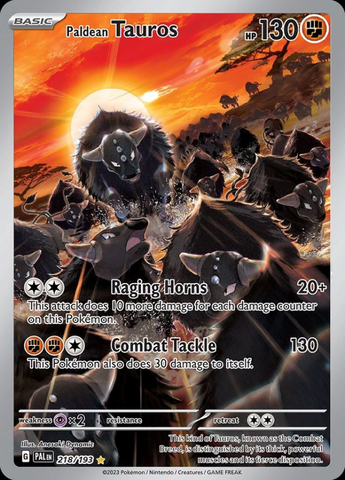 Paldean Tauros 218/193 - Paldea Evolved