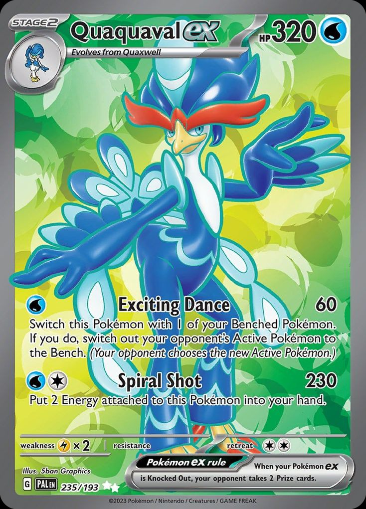 Quaquaval ex 235/193 - Paldea Evolved