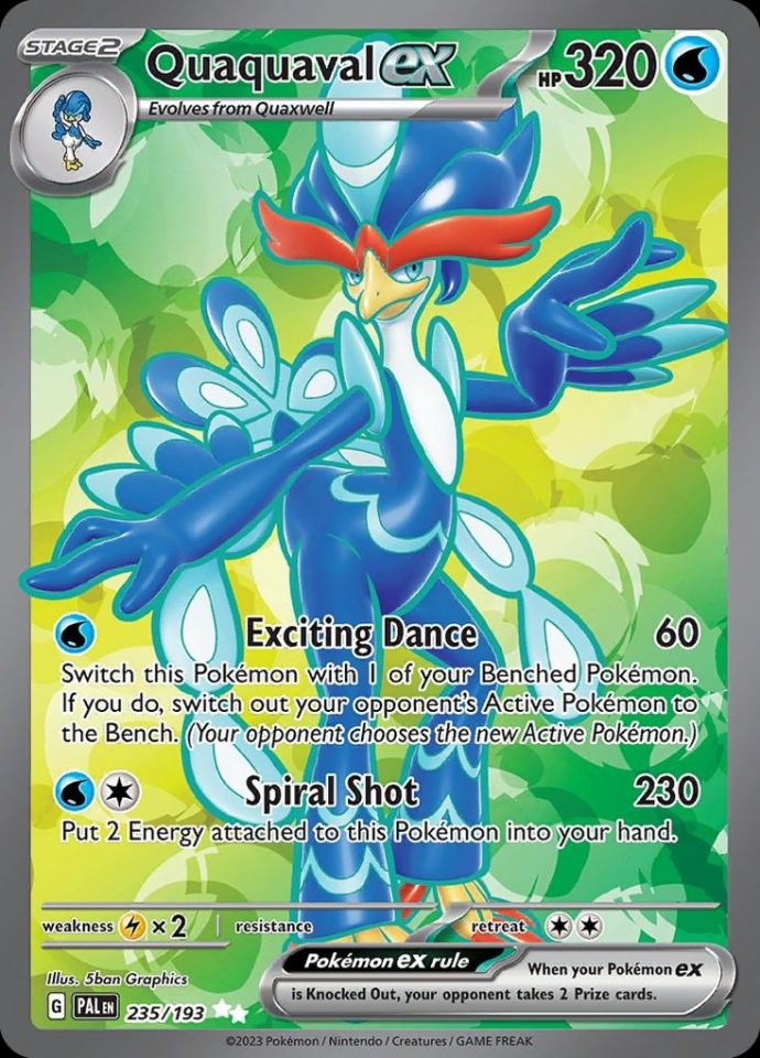 Quaquaval ex 235/193 - Paldea Evolved