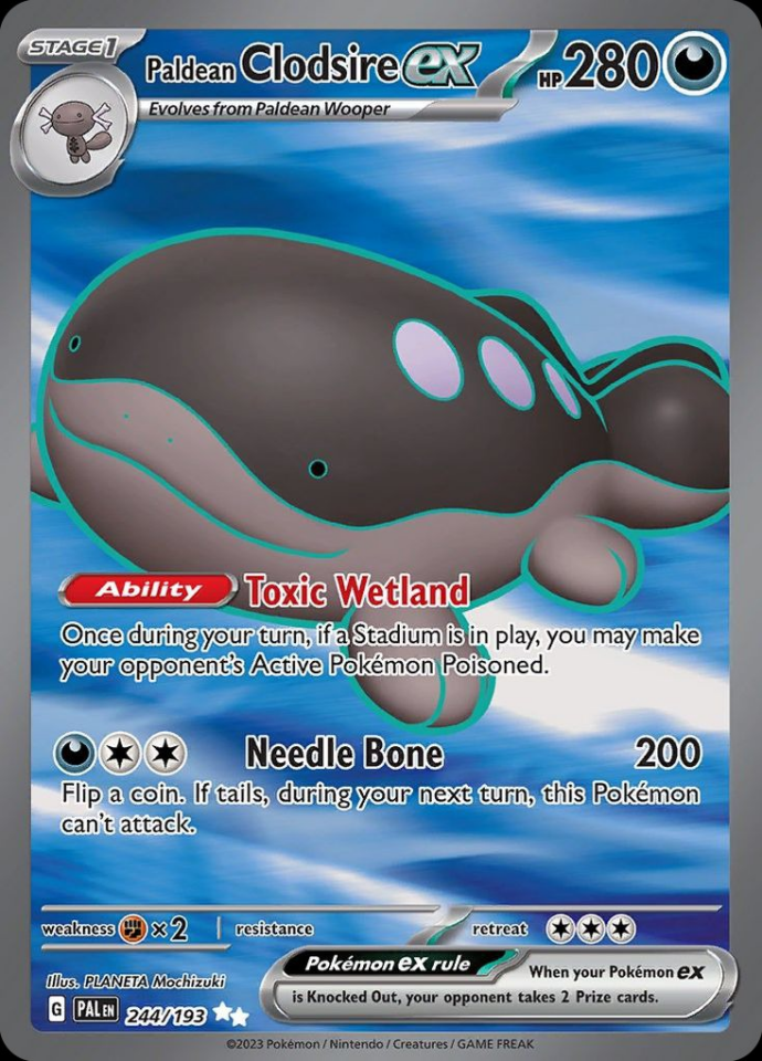 Paldean Clodsire ex 244/193 - Paldea Evolved