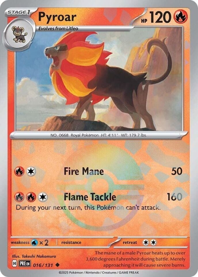 Pyroar [Poke Ball] 016/143 - Prismatic Evolutions