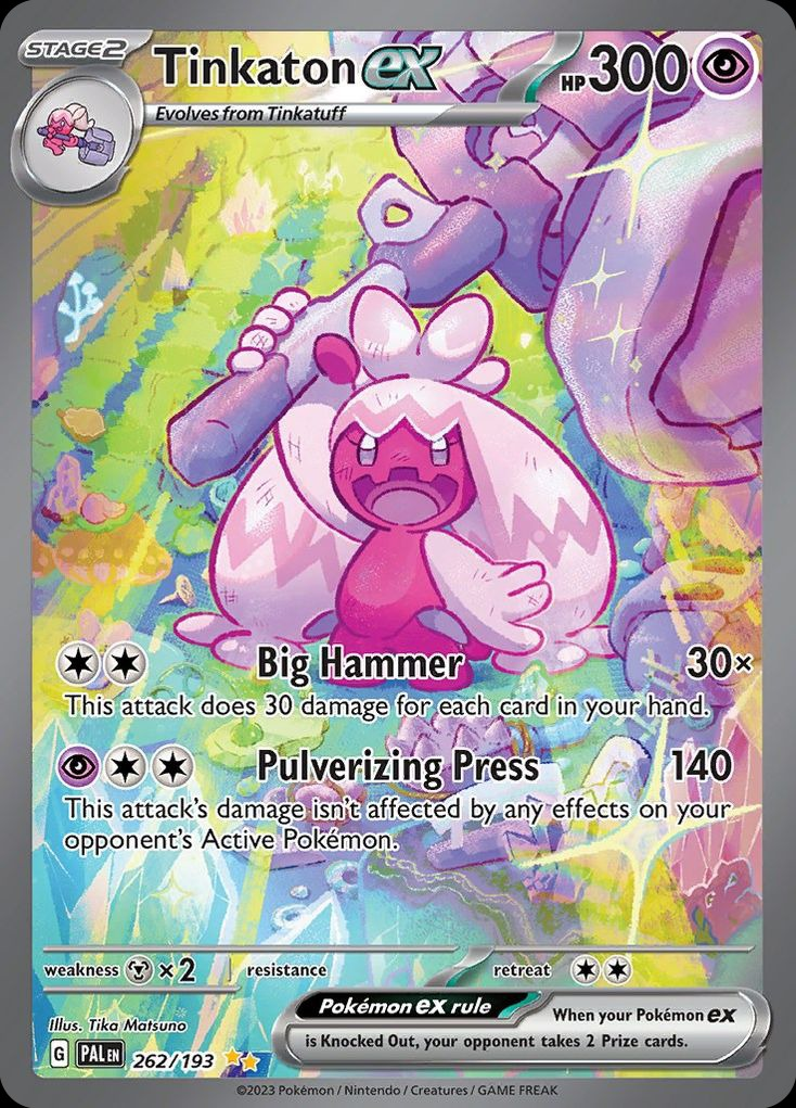 Tinkaton ex 262/193 - Paldea Evolved