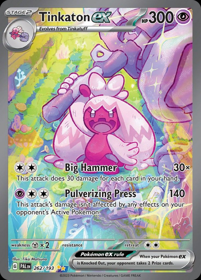 Tinkaton ex 262/193 - Paldea Evolved