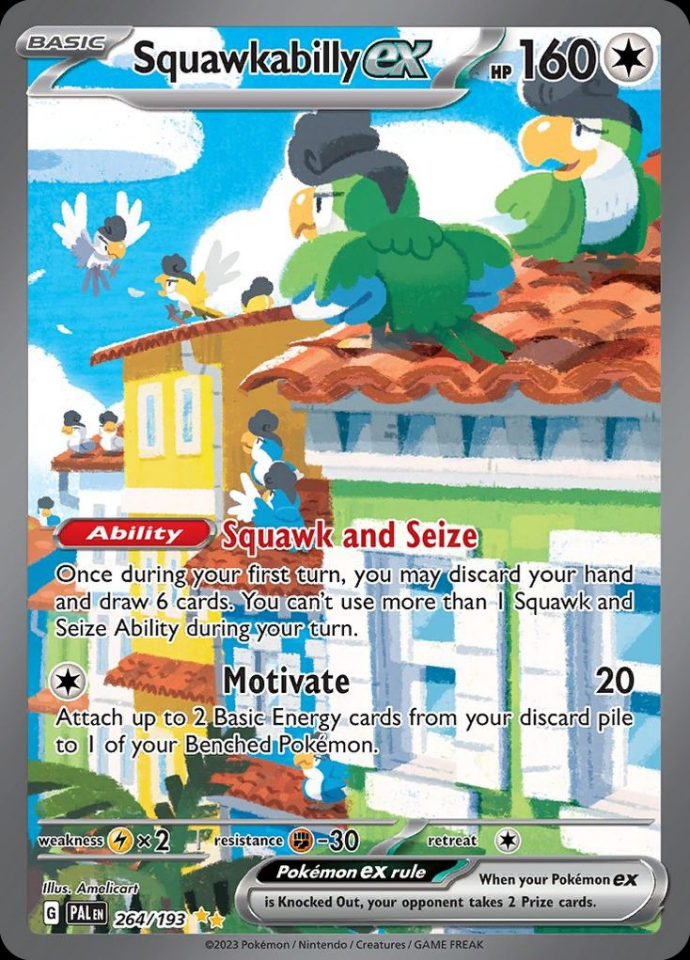 Squawkabilly ex 264/193 - Paldea Evolved