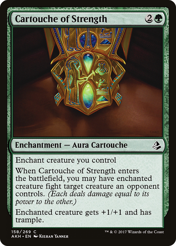 Cartouche of Strength ( Traditional Foil )