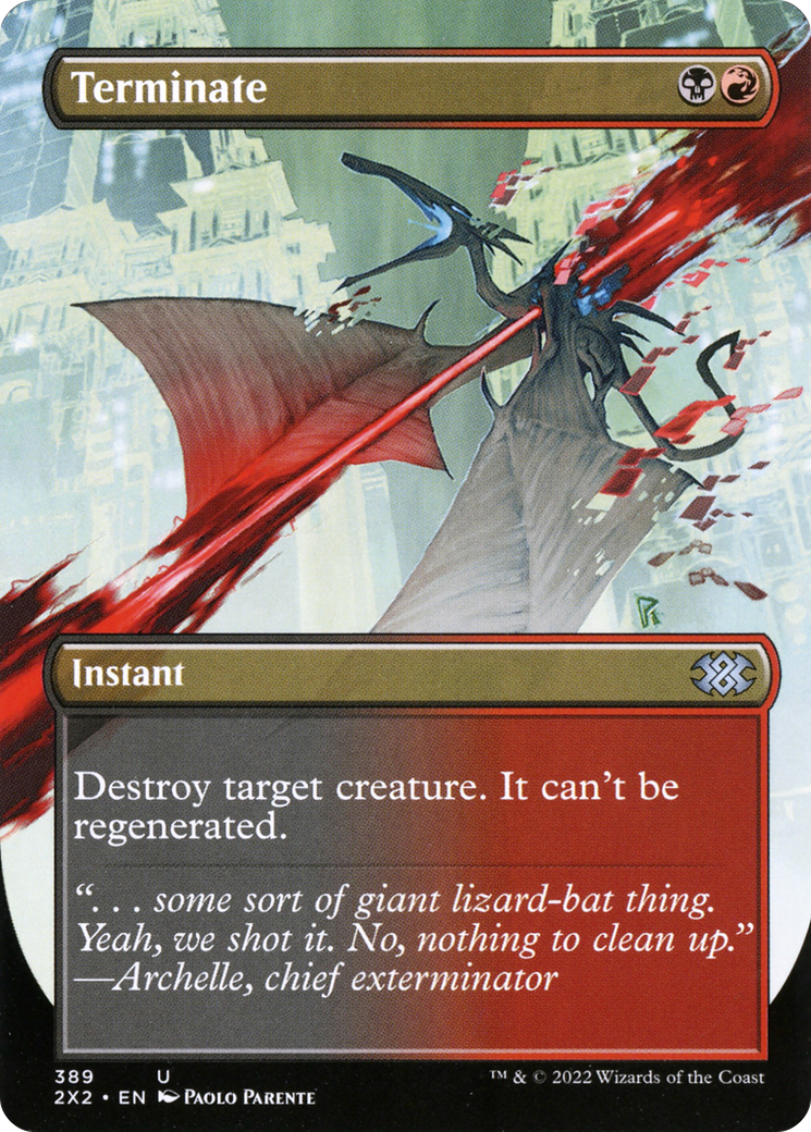 Terminate ( Traditional Foil )