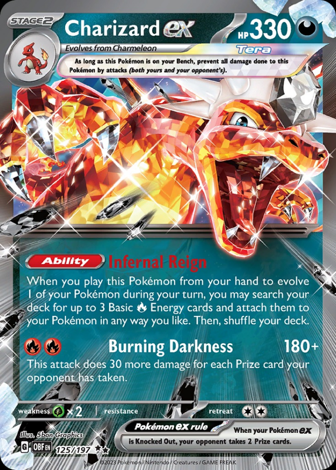 Charizard ex 125/197 - Obsidian Flames