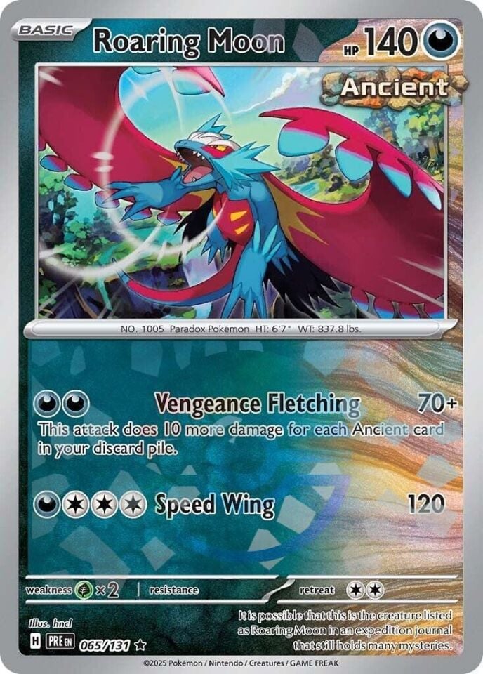 Roaring Moon [Poke Ball] 065/143 - Prismatic Evolutions