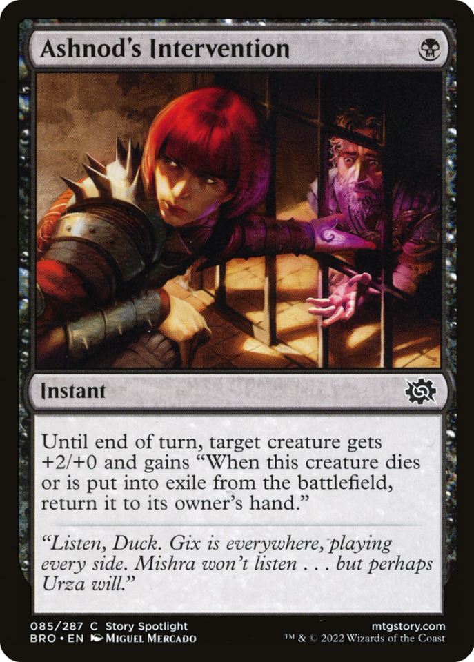 Ashnod's Intervention ( Traditional Foil )