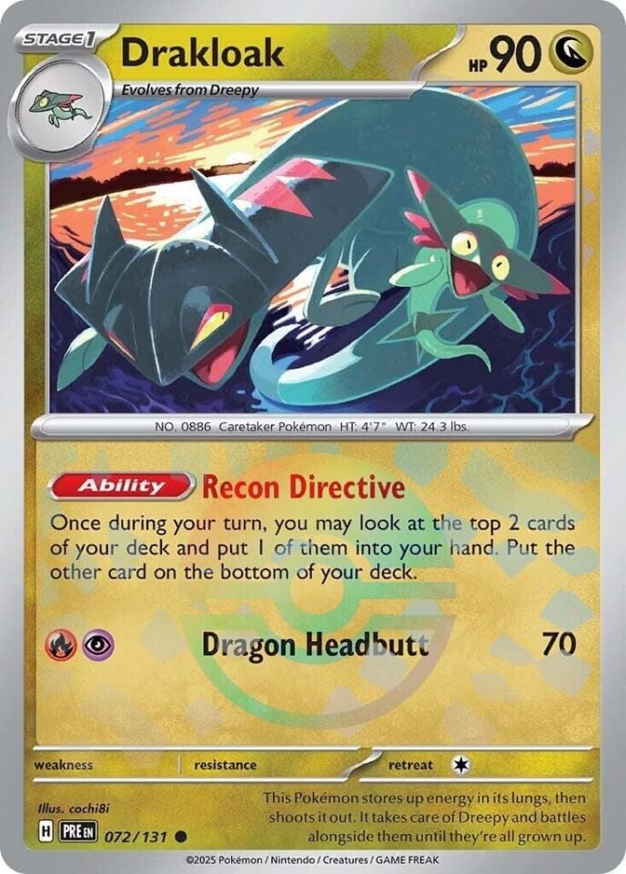 Drakloak [Poke Ball] 072/143 - Prismatic Evolutions