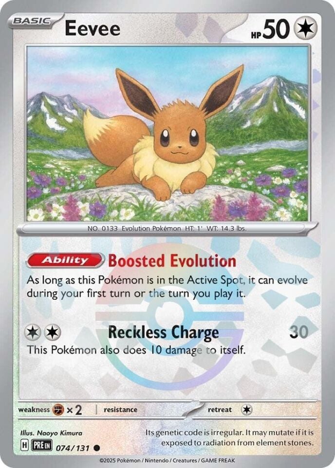 Eevee [Poke Ball] 074/143 - Prismatic Evolutions