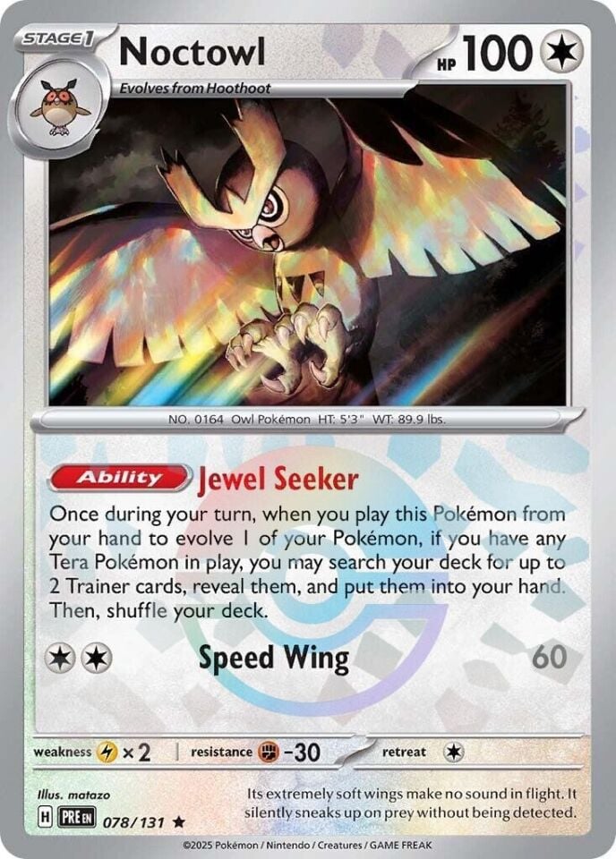Noctowl [Poke Ball] 078/143 - Prismatic Evolutions