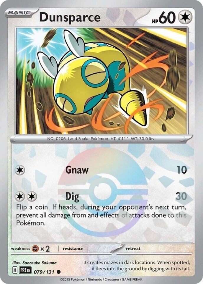 Dunsparce [Poke Ball] 079/143 - Prismatic Evolutions