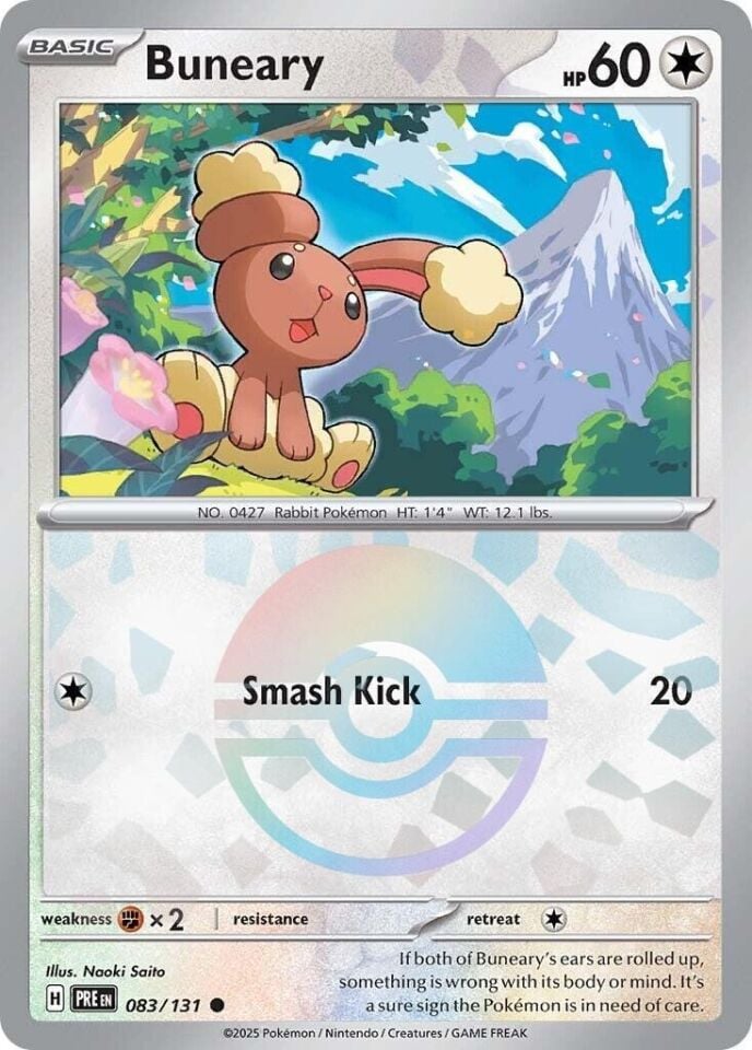 Buneary [Poke Ball] 083/143 - Prismatic Evolutions