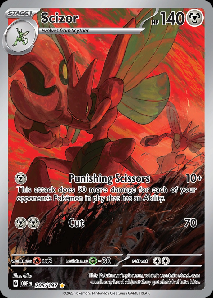 Scizor 205/197 - Obsidian Flames