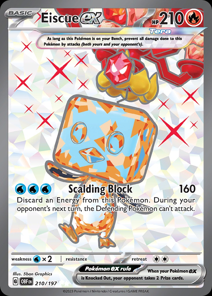 Eiscue ex 210/197 - Obsidian Flames