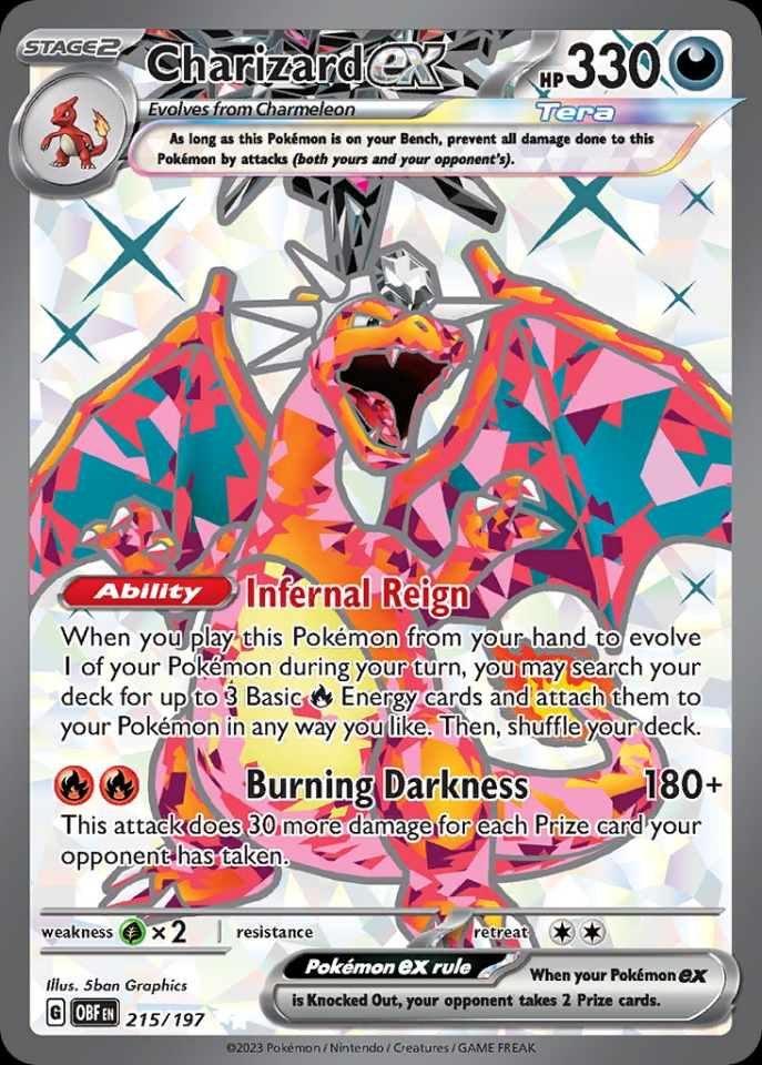 Charizard ex 215/197 - Obsidian Flames