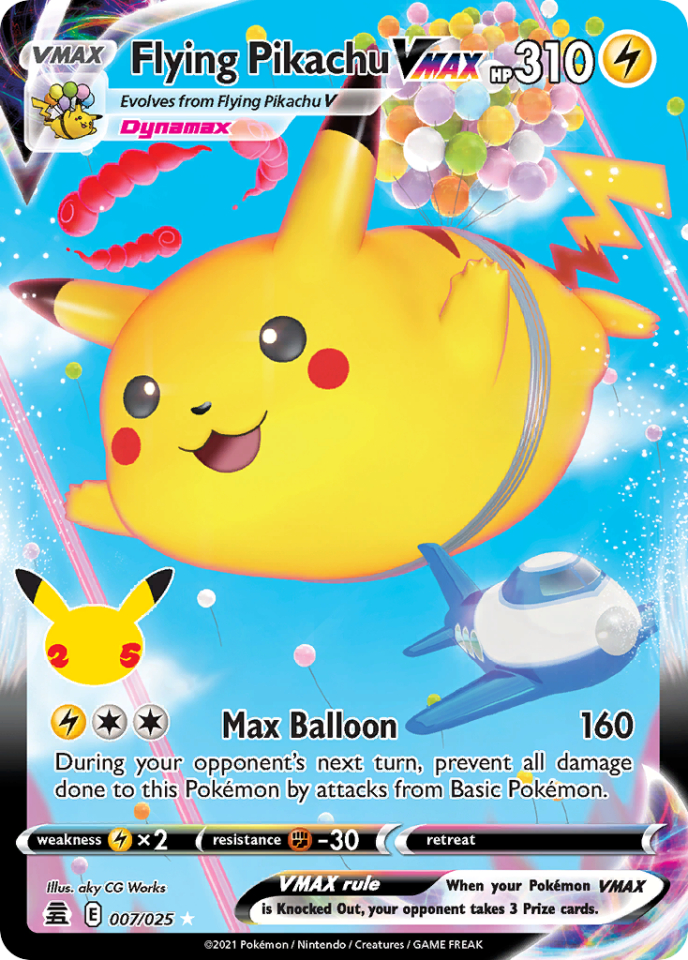 Flying Pikachu VMAX 007/025 - Celebrations