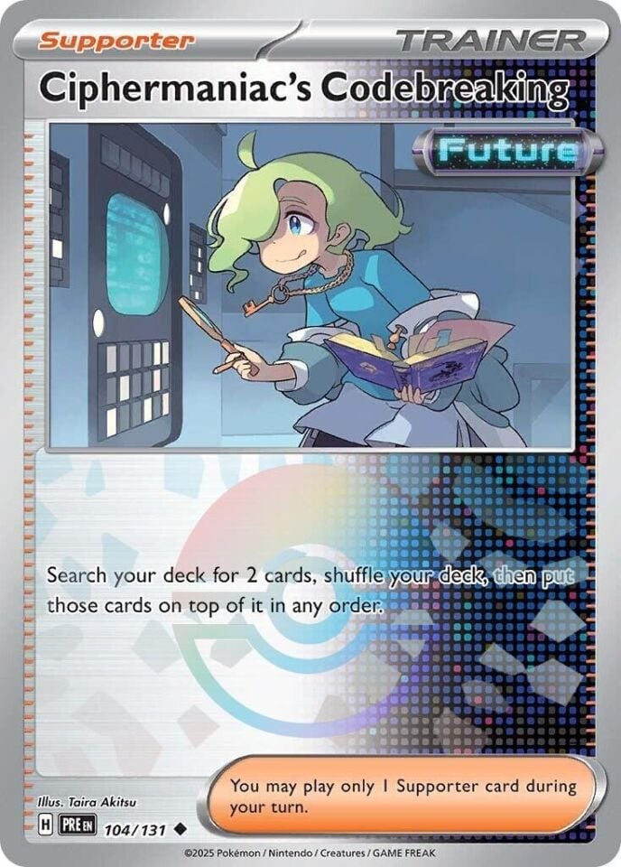 Ciphermaniac's Codebreaking [Poke Ball] 104/143 - Prismatic Evolutions