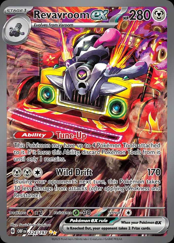 Revavroom ex 224/197 - Obsidian Flames