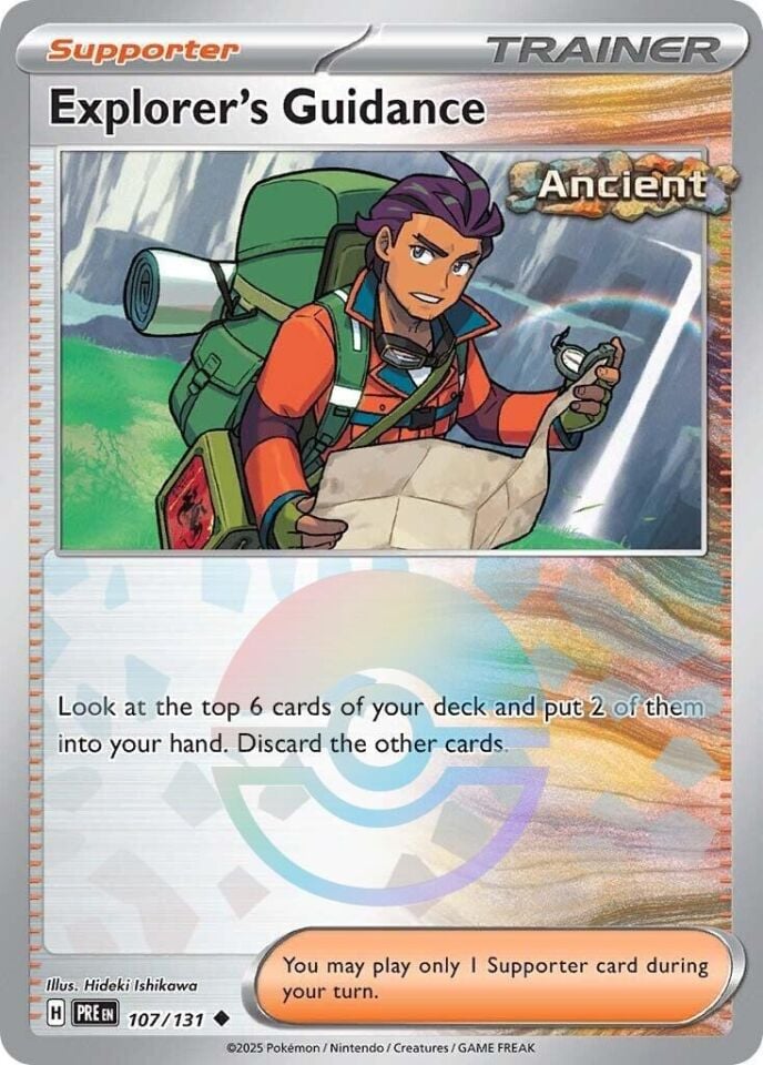 Explorer's Guidance [Poke Ball] 107/143 - Prismatic Evolutions