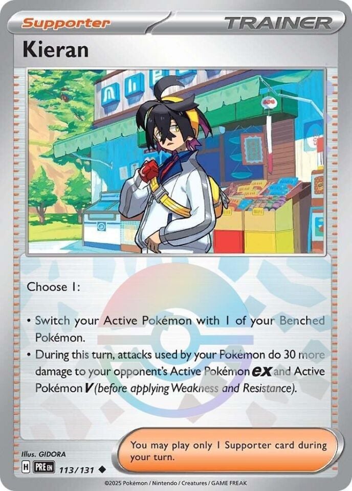 Kieran [Poke Ball] 113/143 - Prismatic Evolutions
