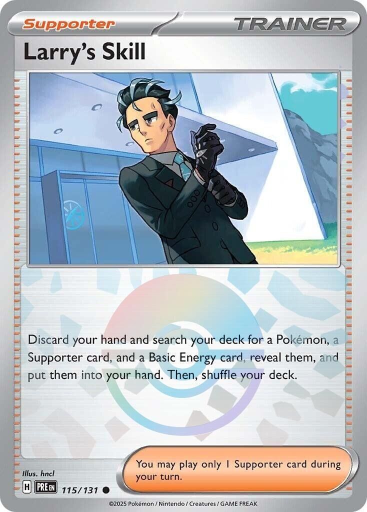Larry's Skill [Poke Ball] 115/143 - Prismatic Evolutions