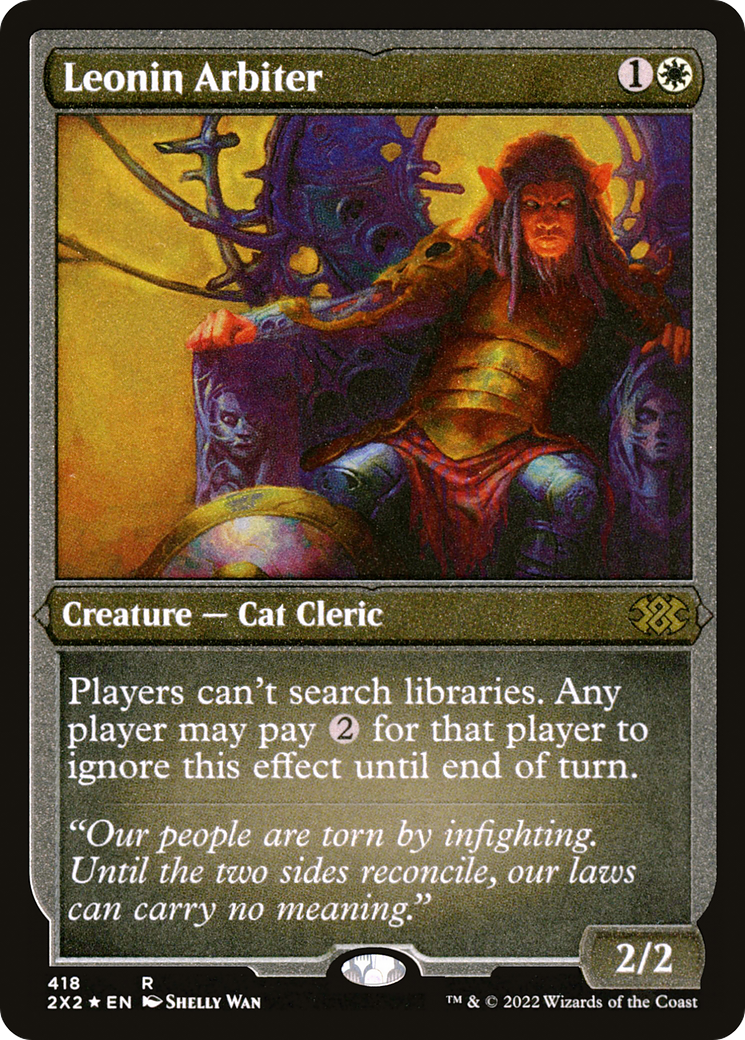 Leonin Arbiter ( Etched Foil )