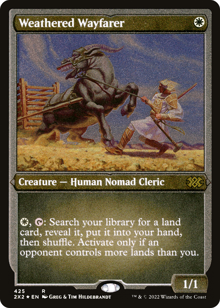 Weathered Wayfarer ( Etched Foil )