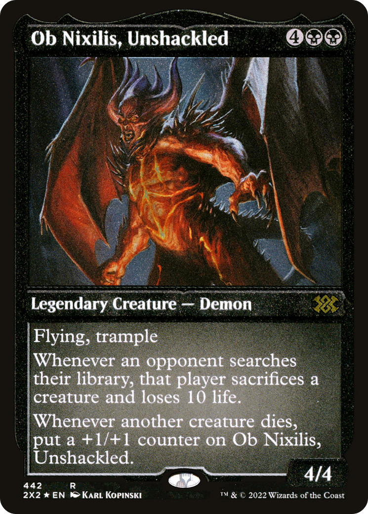 Ob Nixilis, Unshackled ( Etched Foil )