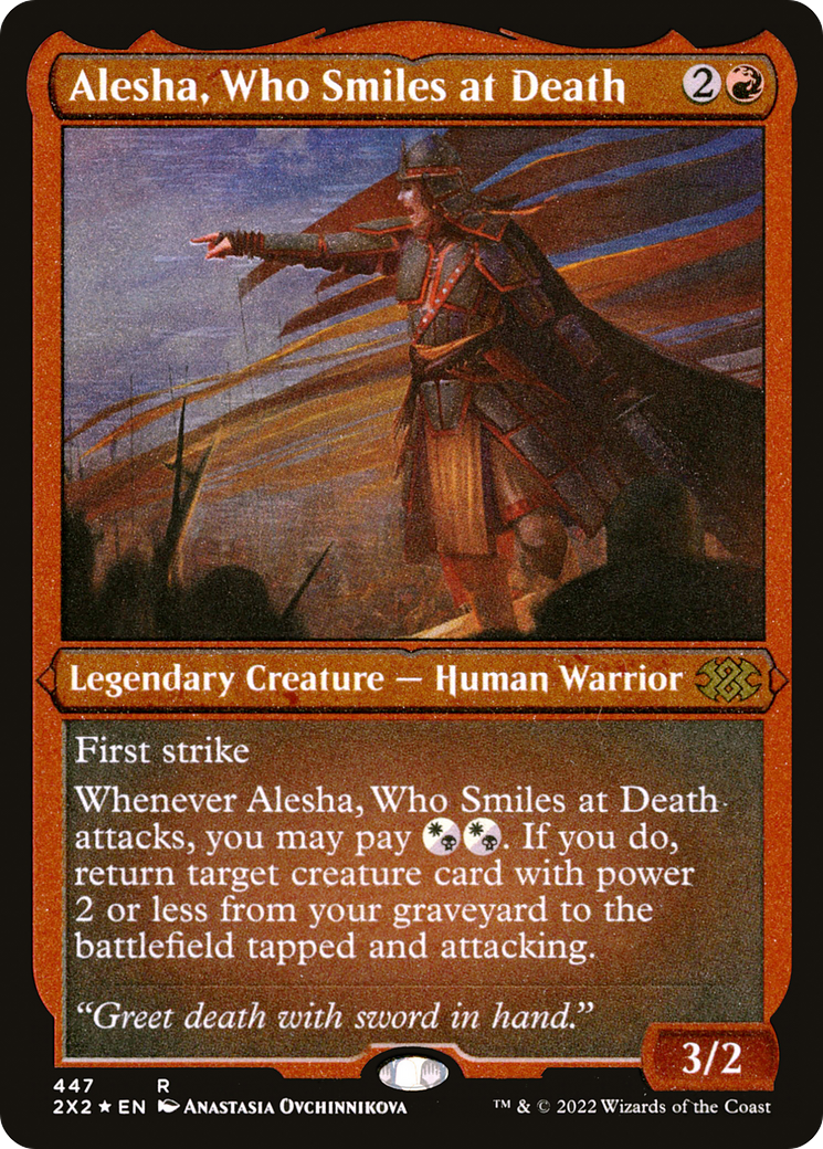 Alesha, Who Smiles at Death ( Etched Foil )