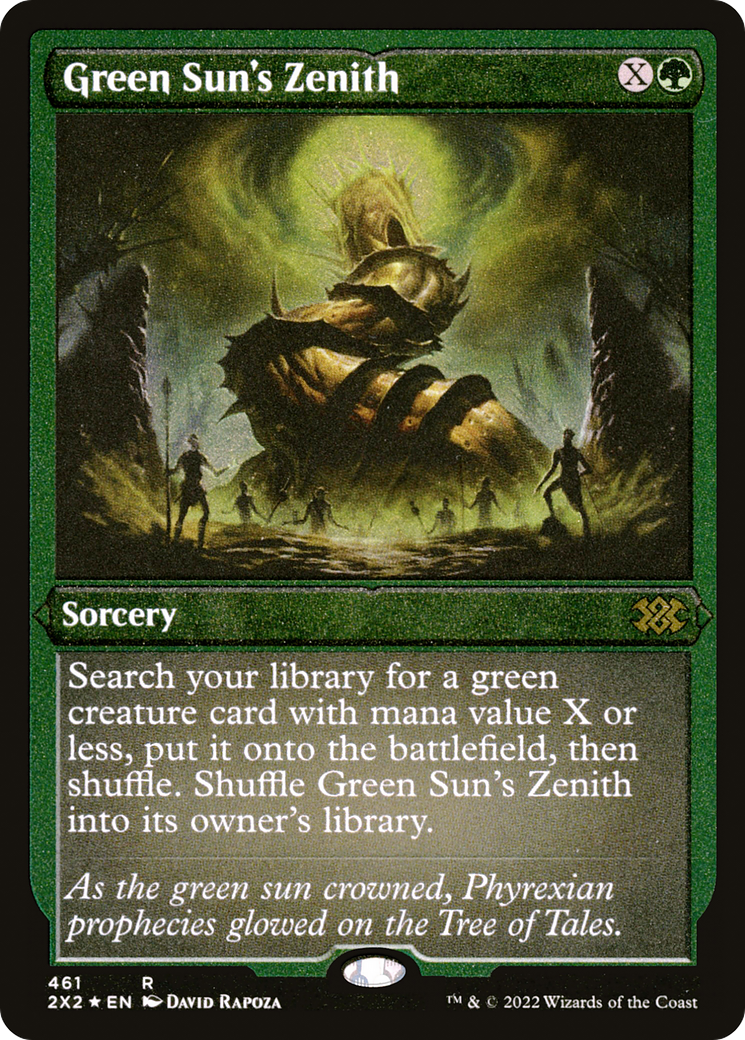 Green Sun's Zenith ( Etched Foil )